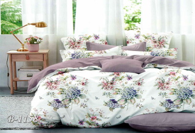 Постельное белье двуспальное "Лилии"  B-1158