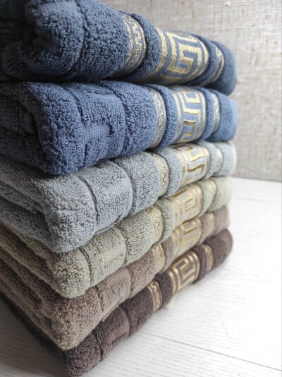 Набір махрових рушників для обличчя (6шт.) COLORFUL HOME 50х100 см. №2019