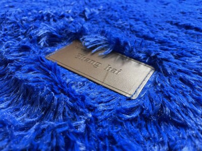 Покривало з довгим ворсом "Shang hai" "Синій" 220х240 см.