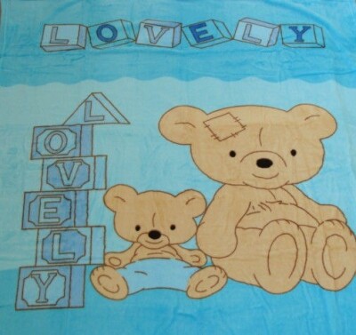 Плед дитячий з мікрофібри "Lovely" світлий 110х140 см.