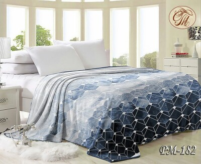 Флісовий плед "Морська абстракція" 160х210 см.