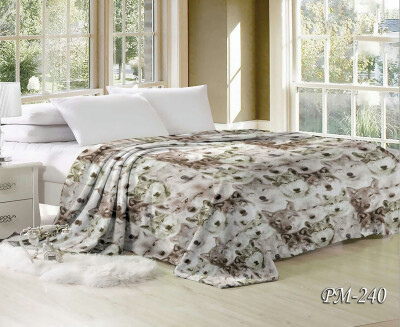 Флісовий плед "Зграя вовків" 160х210 см.