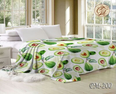 Флисовый плед "Авокадо" 160х210 см.
