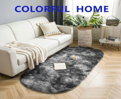 Килимок овальний Colorful Home 90х200см. "Графіт"