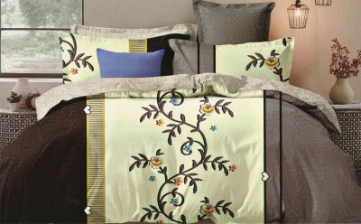 Покривало стьобане "Fashion" печворк 230х240 см. + 2 наволочки 50х70 см. "Дом-сад"