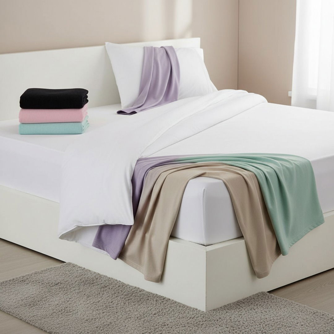 Простирадло на резинці 160x200, 180x200см трикотажне 