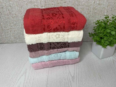 Набір рушників для обличчя та рук (6шт.) 50х90 см. Туреччина-1