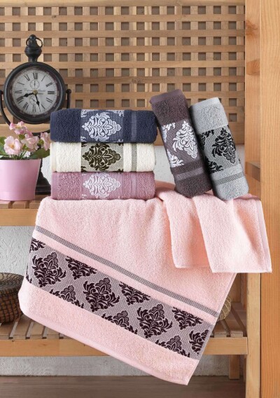 Махровий банний рушник (Туреччина) "Візерунок"