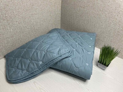 Стьобане покривало "Серце" від "Colorful Home" 210x230 см. + 2 наволочки 50х70 см. №001