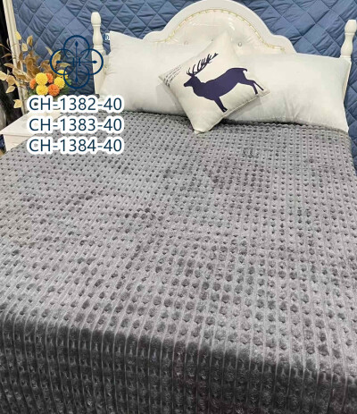 Покривало з бамбукового волокна "Colorful Home" 200х220см. Графіт