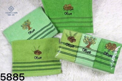 Набір кухонних рушників "Оливка" 35х75см - 10шт