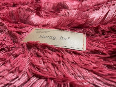 Покривало з довгим ворсом "Shang hai" (Бордо) 220х240 см.