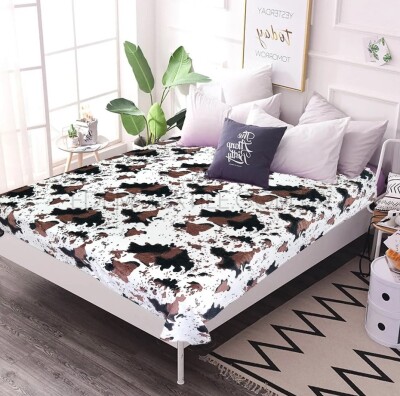 Плед из микрофибры "ELWAY" 150х210 см. "Корова" 