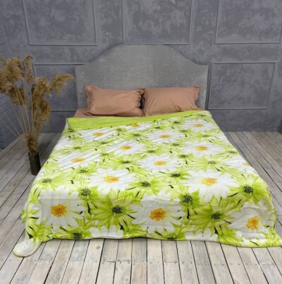 Плед з мікрофібри "TRUE LOVE" 200х220 см. "Ромашки"