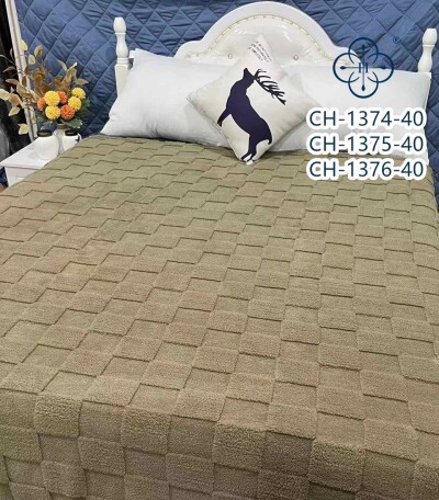 Плед-покривало з бамбукового волокна "Colorful Home" 200х220см. Гірчичний