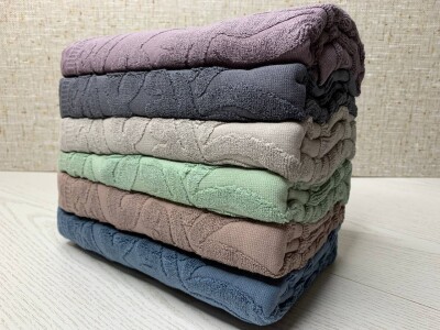 Набір махрових рушників для обличчя (6шт.) COLORFUL HOME 50х100 см. №23