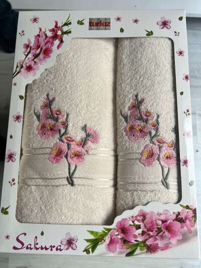 Набір рушників лазня+обличчя "Soft" в асортименті та подарунковій коробці