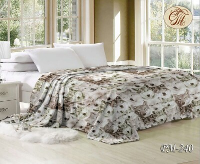 Флісовий плед "Зграя вовків" 200х220 см.