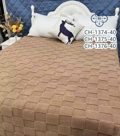 Плед-покрывало из бамбукового волокна "Colorful Home" 200х220см. Песочный