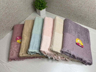 Набір банних рушників (6шт.) 70х140 см. №21