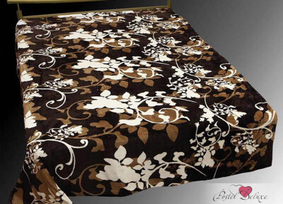 Плед з мікрофібри "ELWAY" 200х220 см. "Виноград темний"