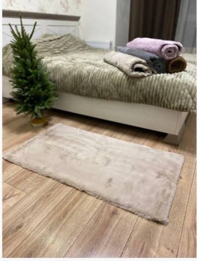 Килимок шиншила "Пісочний" 60х90 см.