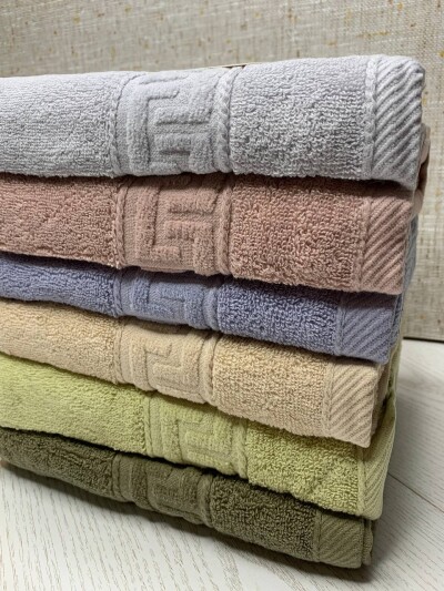 Набір банних махрових рушників (6шт.) COLORFUL HOME 70х140 см. №4657