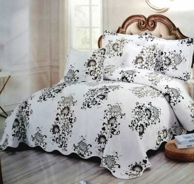 Бавовняне покривало 230х250 см. + 4 наволочки "Візерунок"